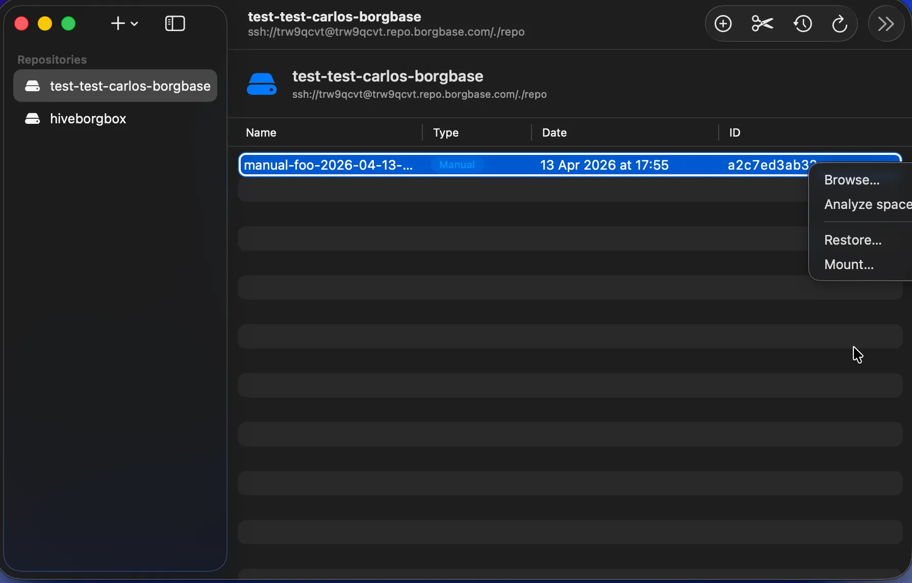 Context-aware actions